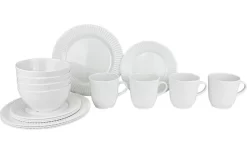 Gimex Royal Edelweiss Antislip Melamin Geschirr-Set 16-tlg.
