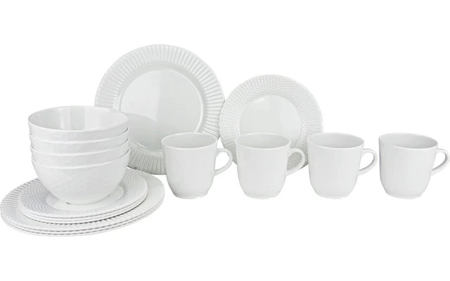 Gimex Royal Edelweiss Antislip Melamin Geschirr-Set 16-tlg. 1 Gimex Royal Edelweiss Antislip Melamin Geschirr-Set 16-tlg.