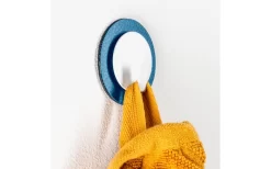 Silwy® Clever Magnethaken Inkl. Metall-Nano-Gel-Pad 5 Cm 2 Tlg. Blau