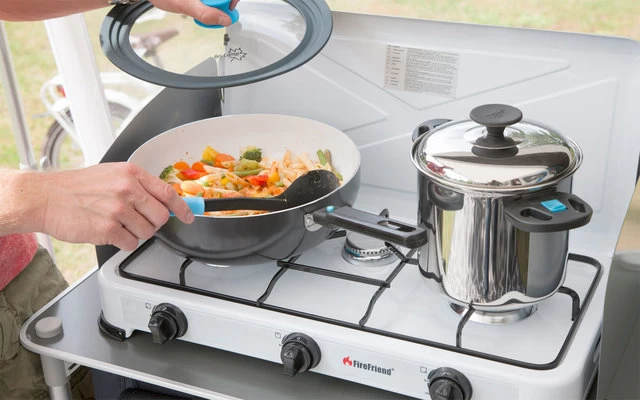 Bo-Camp Universal Deckel Für Pfannen 24 - 28 Cm 5 Bo-Camp Universal Deckel Für Pfannen 24 - 28 Cm – Bild 5