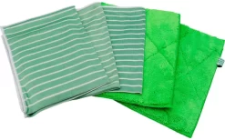 Awiwa Bambus Mikrofasertuch 5er Set Grün
