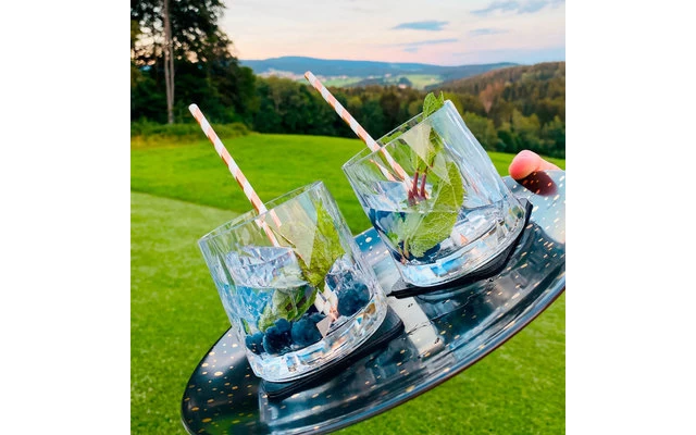 Silwy® Magnet-Kunststoffgläser Tumbler 6 Stück Transparent (250 Ml) 2 Silwy® Magnet-Kunststoffgläser Tumbler 6 Stück Transparent (250 Ml) – Bild 2