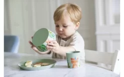 Koziol Organic Kids Set Kindergeschirr Set 3-tlg. Turquoise -Ausgewählte Campingausrüstungsgeschäfte 446945 3126297