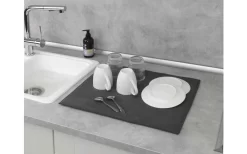 Wenko Mikrofaser Abtropfmatte Miko Grau -Ausgewählte Campingausrüstungsgeschäfte 492428 3504797