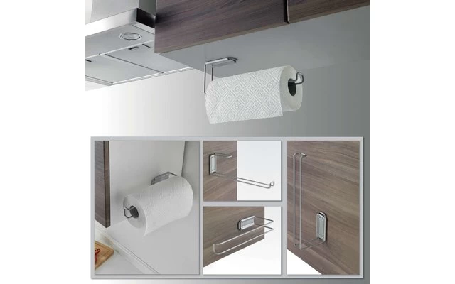 Metaltex Multi Roll Papierrollenhalter Silber 1 Metaltex Multi Roll Papierrollenhalter Silber