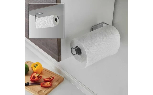 Metaltex Multi Roll Papierrollenhalter Silber 2 Metaltex Multi Roll Papierrollenhalter Silber – Bild 2