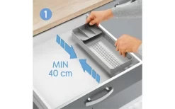 Metaltex Bestecksammler Uni-Fit Grau -Ausgewählte Campingausrüstungsgeschäfte 497438 3346473