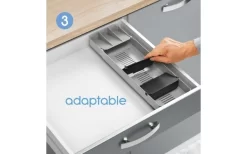 Metaltex Bestecksammler Uni-Fit Grau -Ausgewählte Campingausrüstungsgeschäfte 497549 3346485