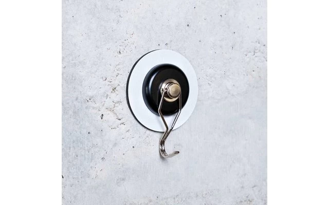 Silwy® The One Magnet-Haken Inkl. Metall Nano Gel Pad Weiß / Schwarz 1 Silwy® The One Magnet-Haken Inkl. Metall Nano Gel Pad Weiß / Schwarz