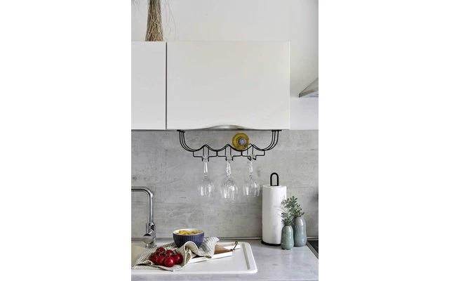 Wenko Schrankeinsatz Flaschen- Und Gläserhalter Für 6 Gläser Und 4 Flaschen 4 Wenko Schrankeinsatz Flaschen- Und Gläserhalter Für 6 Gläser Und 4 Flaschen – Bild 4