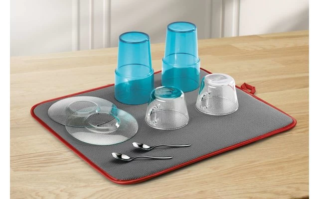 Metaltex Softex Microfaser Abtropfmatte Türkis 5 Metaltex Softex Microfaser Abtropfmatte Türkis – Bild 5