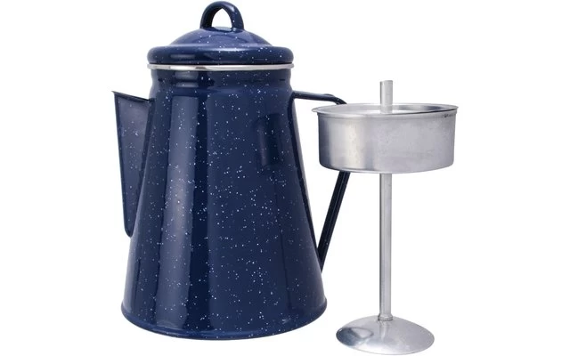 Origin Outdoors Emaille Kaffeekanne 1,8 Liter Blau 1 Origin Outdoors Emaille Kaffeekanne 1,8 Liter Blau