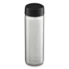 Klean Kanteen Wide Loop Cap Edelstahl Thermoflasche Brushed Stainless 800 Ml