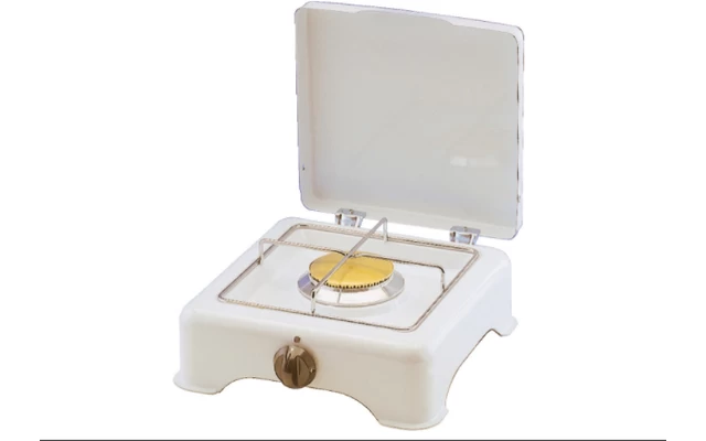 GOK Gaskocher 2-flammig 50 Mbar 3,5 KW Weiss Anschluss RST8 Rost Schwarz 1 GOK Gaskocher 2-flammig 50 Mbar 3,5 KW Weiss Anschluss RST8 Rost Schwarz