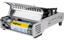 Brunner Devil Kartuschenkocher Mit Piezozündung 2,2 KW -Ausgewählte Campingausrüstungsgeschäfte 604323 4400683