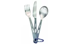 Optimus Titanium Besteck Set 3 Teilig Silber