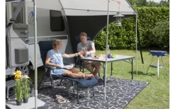 Crespo RP-215 Air Deluxe Fußhocker Blau -Ausgewählte Campingausrüstungsgeschäfte 687963 4681077
