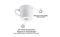 Silwy® Porzellan Magnet-Espressotassen 2er-Set (70 Ml) -Ausgewählte Campingausrüstungsgeschäfte 693311 4793696