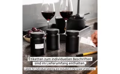 Silwy® Feinkost-Magnetgläser ALL BLACK (192 Ml) 3er-Set Inkl. Metallleiste 9 Silwy® Feinkost-Magnetgläser ALL BLACK (192 Ml) 3er-Set Inkl. Metallleiste -Ausgewählte Campingausrüstungsgeschäfte 693332 4711811