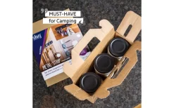 Silwy® Feinkost-Magnetgläser ALL BLACK (192 Ml) 3er-Set Inkl. Metallleiste 11 Silwy® Feinkost-Magnetgläser ALL BLACK (192 Ml) 3er-Set Inkl. Metallleiste -Ausgewählte Campingausrüstungsgeschäfte 693335 4711817