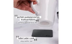 Silwy® Porzellan Magnet-Henkel-Tassen CAMPING 2er-Set Inkl. Metall-Nano-Gel-Pads BLACK (0,27 L) -Ausgewählte Campingausrüstungsgeschäfte 693626 4711763