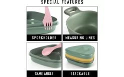 Light My Fire Outdoor MealKit Slatyblack -Ausgewählte Campingausrüstungsgeschäfte 740654 4974563